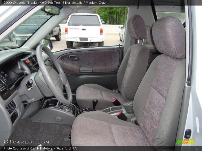Silver Metallic / Medium Gray 2000 Chevrolet Tracker 4WD Soft Top