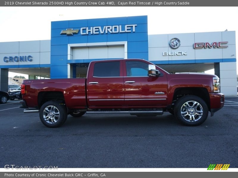 Cajun Red Tintcoat / High Country Saddle 2019 Chevrolet Silverado 2500HD High Country Crew Cab 4WD