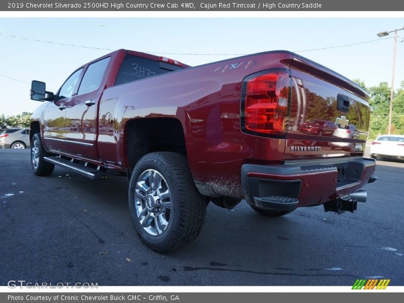 Cajun Red Tintcoat / High Country Saddle 2019 Chevrolet Silverado 2500HD High Country Crew Cab 4WD