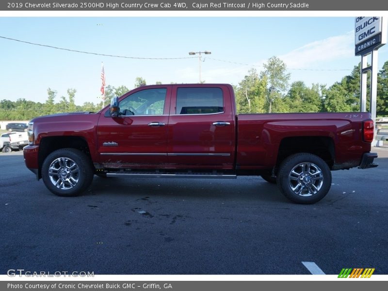 Cajun Red Tintcoat / High Country Saddle 2019 Chevrolet Silverado 2500HD High Country Crew Cab 4WD