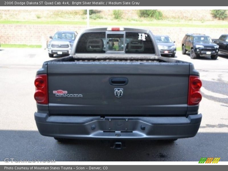 Bright Silver Metallic / Medium Slate Gray 2006 Dodge Dakota ST Quad Cab 4x4