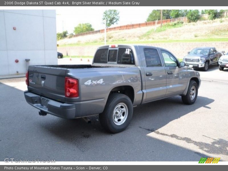 Bright Silver Metallic / Medium Slate Gray 2006 Dodge Dakota ST Quad Cab 4x4
