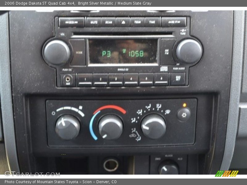 Bright Silver Metallic / Medium Slate Gray 2006 Dodge Dakota ST Quad Cab 4x4