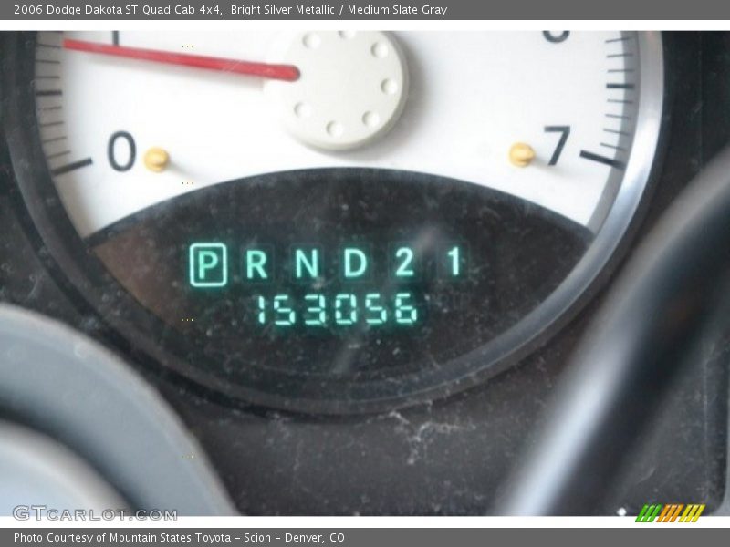 Bright Silver Metallic / Medium Slate Gray 2006 Dodge Dakota ST Quad Cab 4x4