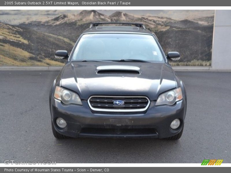 Obsidian Black Pearl / Taupe 2005 Subaru Outback 2.5XT Limited Wagon