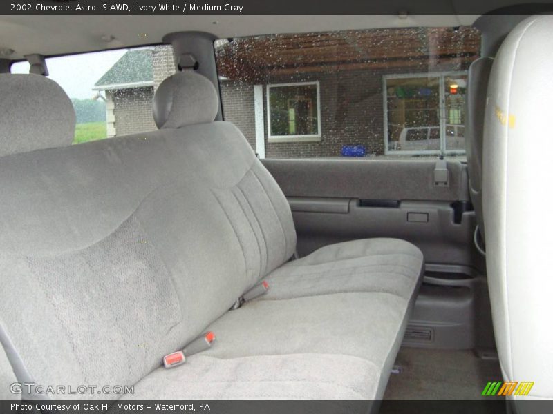 Ivory White / Medium Gray 2002 Chevrolet Astro LS AWD