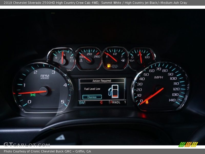 Summit White / High Country Jet Black/­Medium Ash Gray 2019 Chevrolet Silverado 2500HD High Country Crew Cab 4WD
