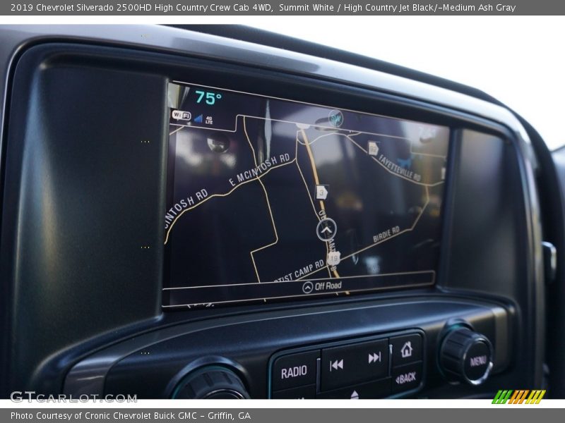 Summit White / High Country Jet Black/­Medium Ash Gray 2019 Chevrolet Silverado 2500HD High Country Crew Cab 4WD