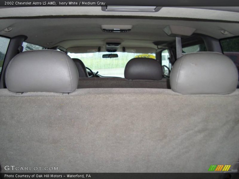 Ivory White / Medium Gray 2002 Chevrolet Astro LS AWD