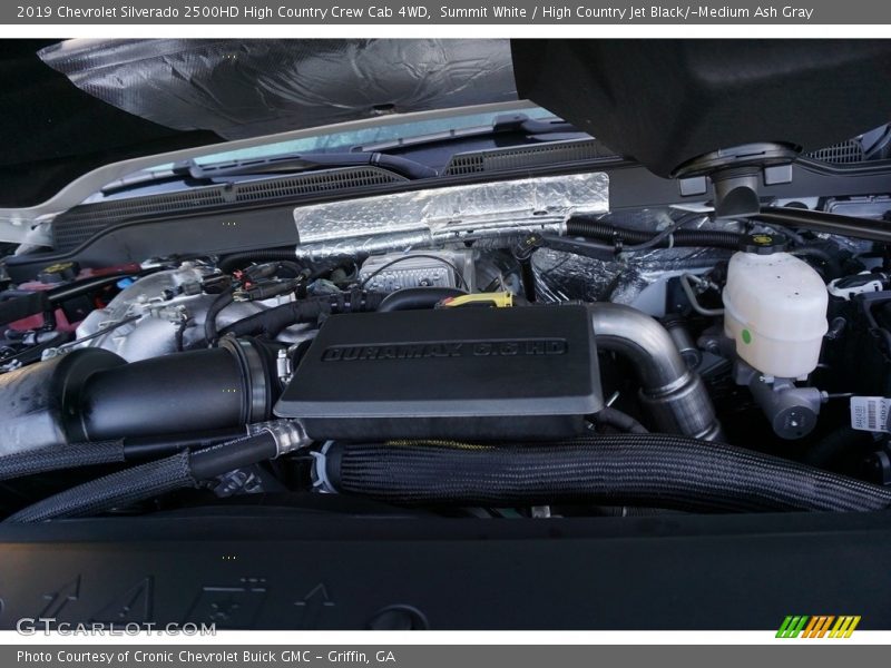Summit White / High Country Jet Black/­Medium Ash Gray 2019 Chevrolet Silverado 2500HD High Country Crew Cab 4WD