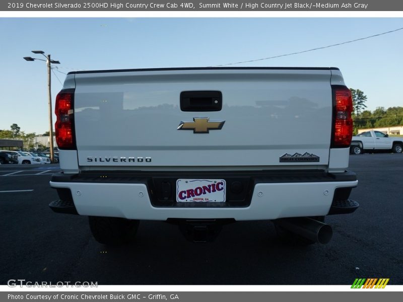 Summit White / High Country Jet Black/­Medium Ash Gray 2019 Chevrolet Silverado 2500HD High Country Crew Cab 4WD