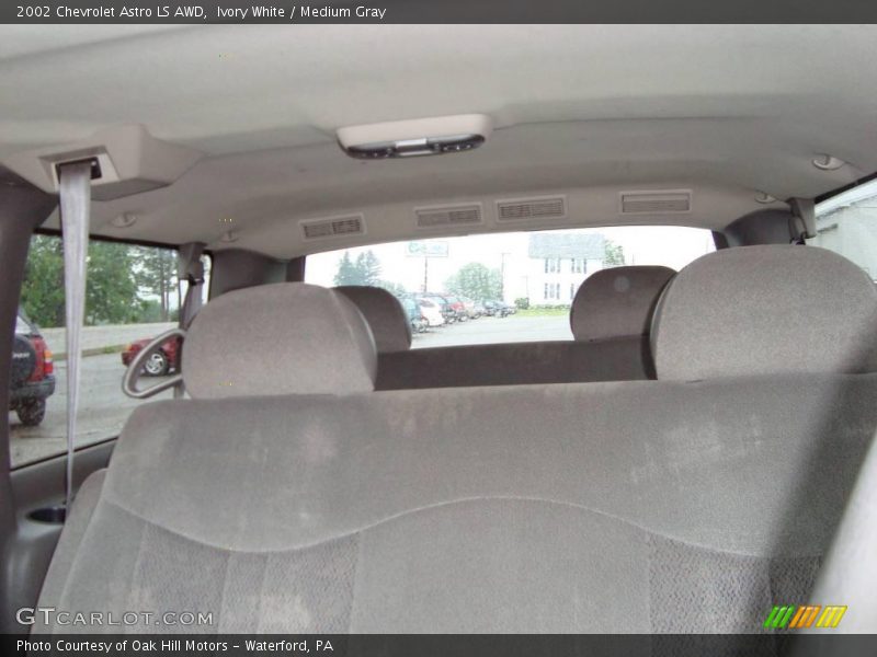 Ivory White / Medium Gray 2002 Chevrolet Astro LS AWD