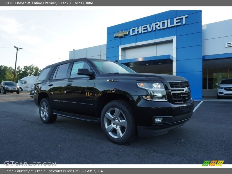 Black / Cocoa/Dune 2018 Chevrolet Tahoe Premier