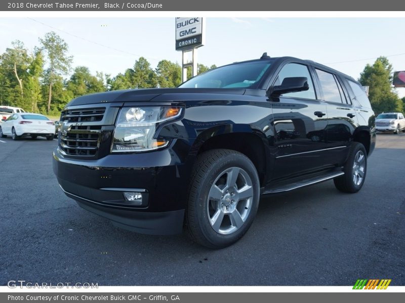 Black / Cocoa/Dune 2018 Chevrolet Tahoe Premier