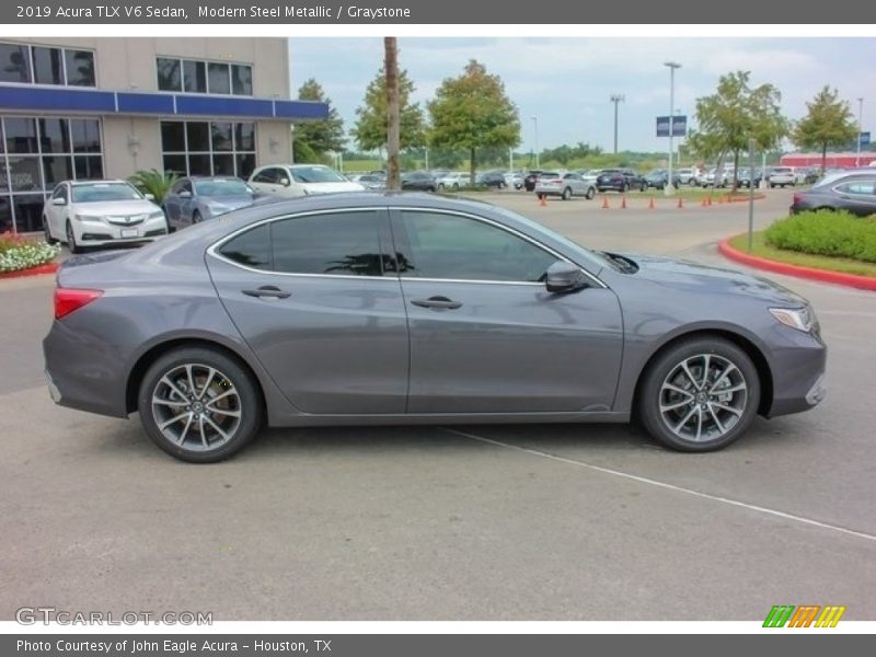 Modern Steel Metallic / Graystone 2019 Acura TLX V6 Sedan