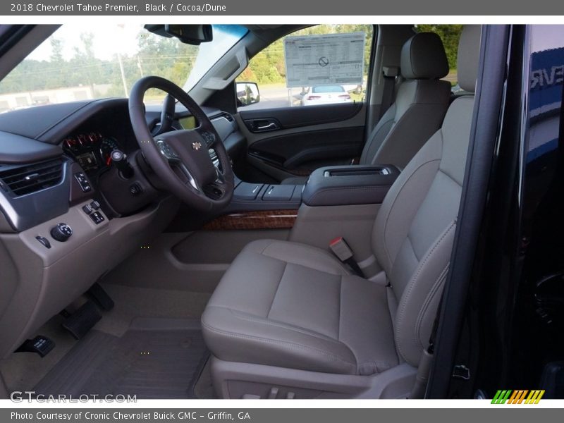 Black / Cocoa/Dune 2018 Chevrolet Tahoe Premier