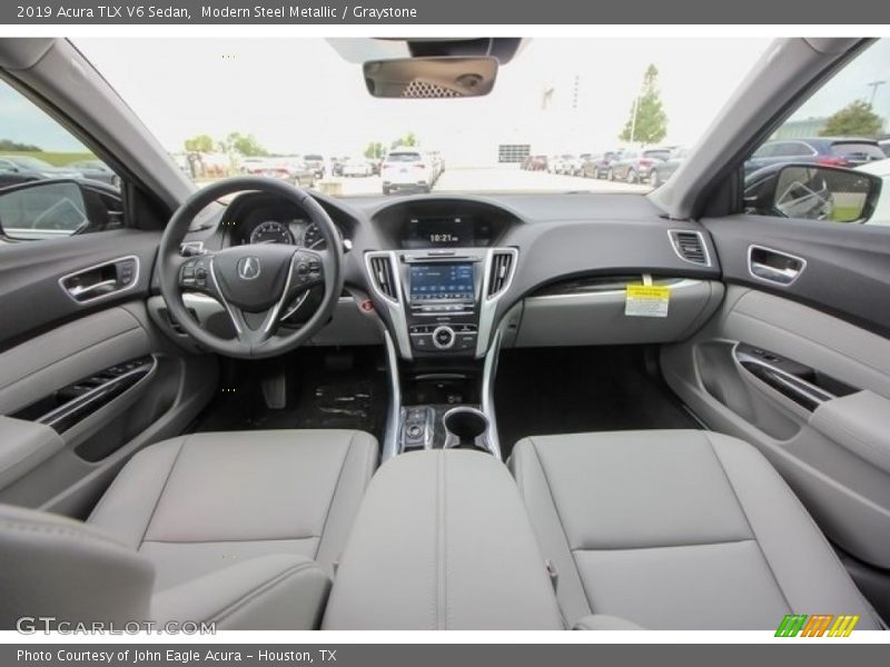 Modern Steel Metallic / Graystone 2019 Acura TLX V6 Sedan
