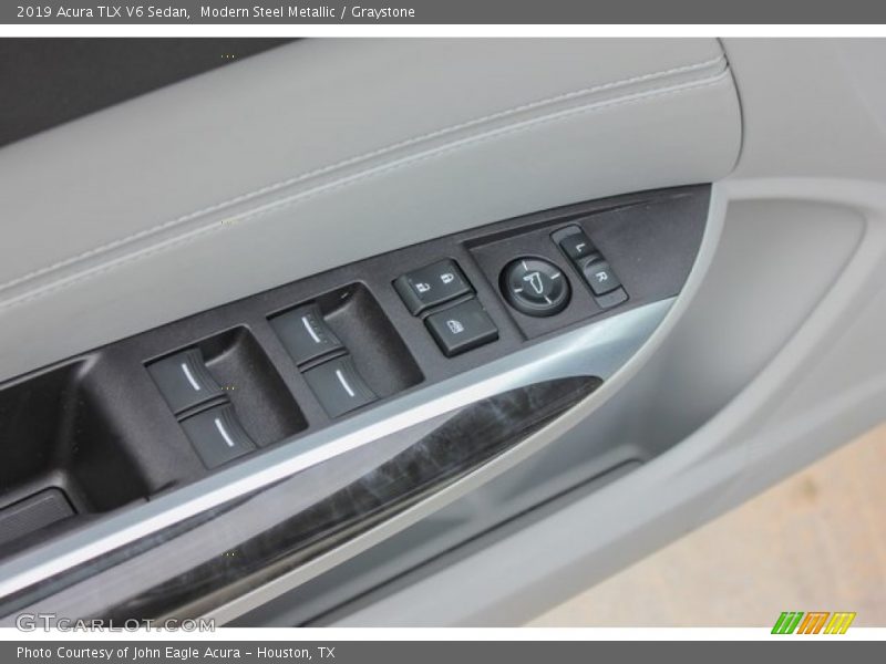 Modern Steel Metallic / Graystone 2019 Acura TLX V6 Sedan