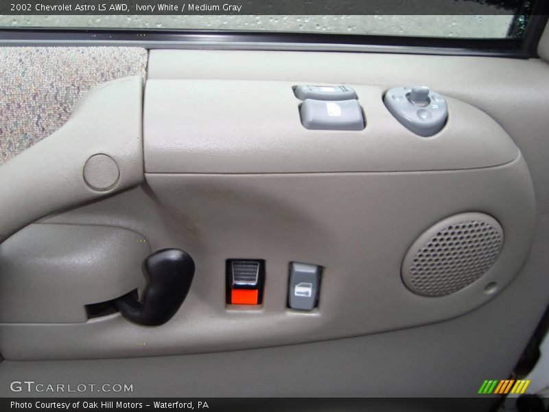 Ivory White / Medium Gray 2002 Chevrolet Astro LS AWD