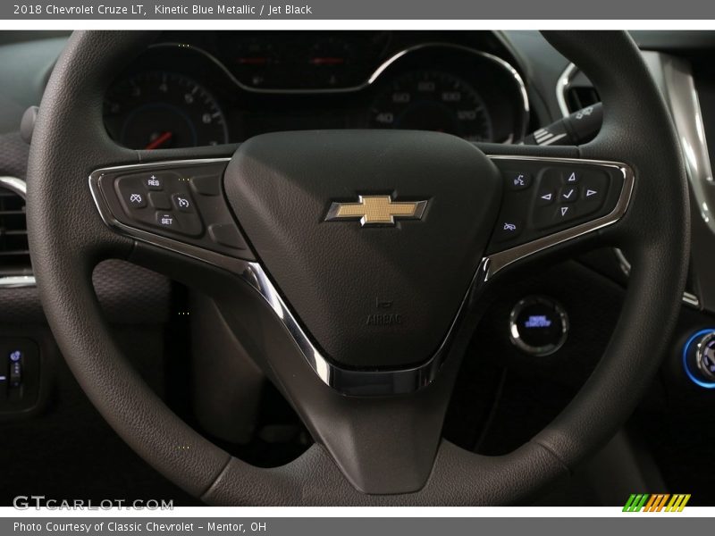 Kinetic Blue Metallic / Jet Black 2018 Chevrolet Cruze LT