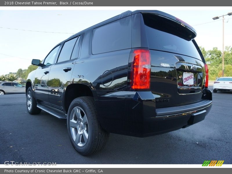 Black / Cocoa/Dune 2018 Chevrolet Tahoe Premier