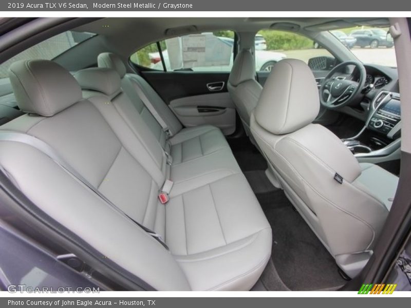 Modern Steel Metallic / Graystone 2019 Acura TLX V6 Sedan