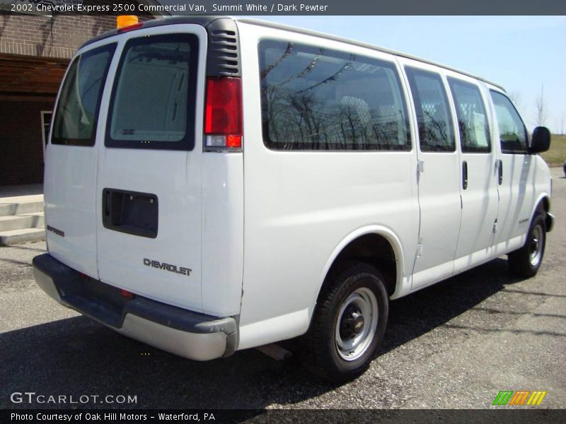 Summit White / Dark Pewter 2002 Chevrolet Express 2500 Commercial Van