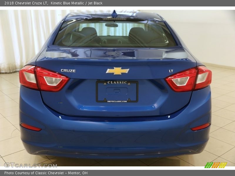 Kinetic Blue Metallic / Jet Black 2018 Chevrolet Cruze LT