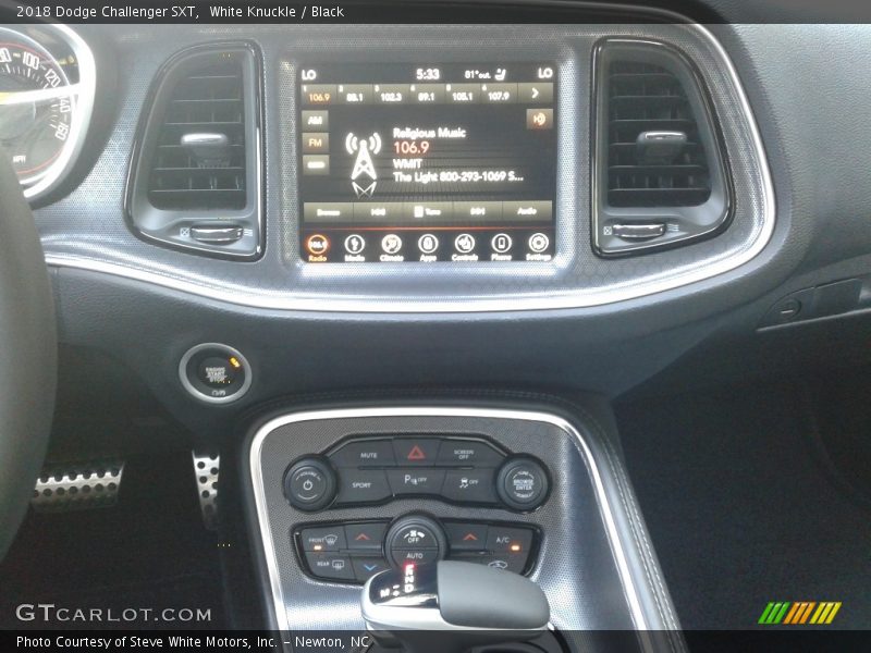 White Knuckle / Black 2018 Dodge Challenger SXT