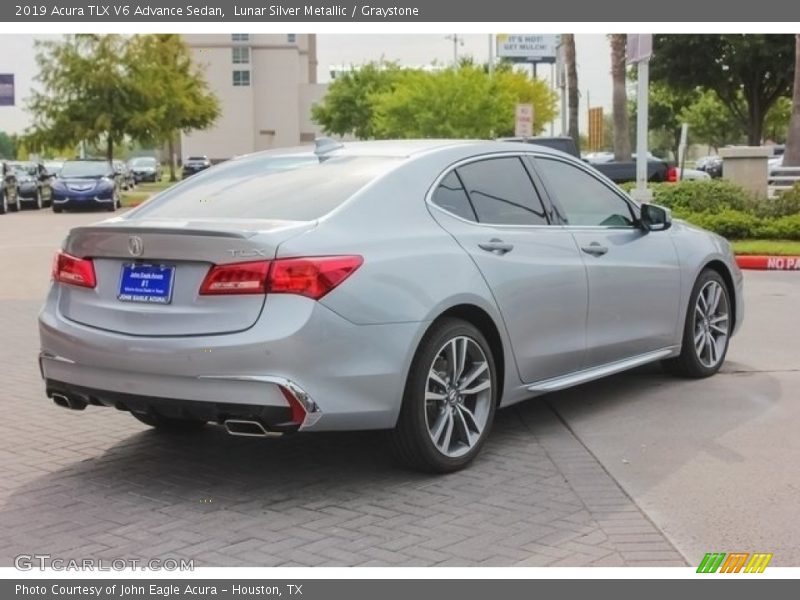 Lunar Silver Metallic / Graystone 2019 Acura TLX V6 Advance Sedan