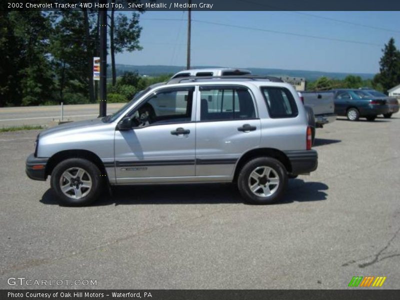 Silver Metallic / Medium Gray 2002 Chevrolet Tracker 4WD Hard Top