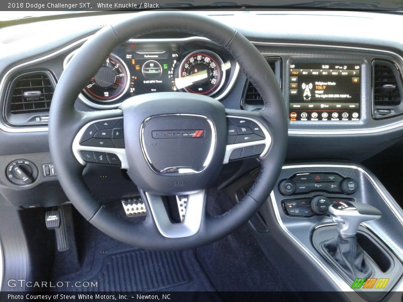 White Knuckle / Black 2018 Dodge Challenger SXT