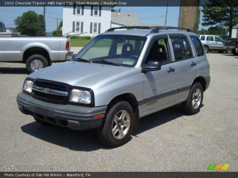 Silver Metallic / Medium Gray 2002 Chevrolet Tracker 4WD Hard Top