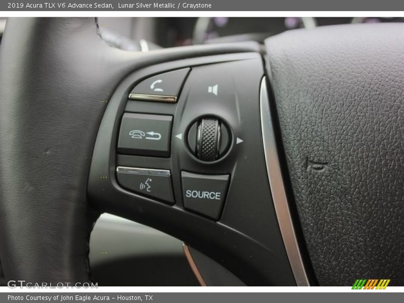 Lunar Silver Metallic / Graystone 2019 Acura TLX V6 Advance Sedan