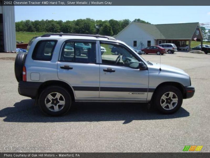 Silver Metallic / Medium Gray 2002 Chevrolet Tracker 4WD Hard Top