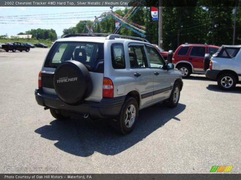 Silver Metallic / Medium Gray 2002 Chevrolet Tracker 4WD Hard Top