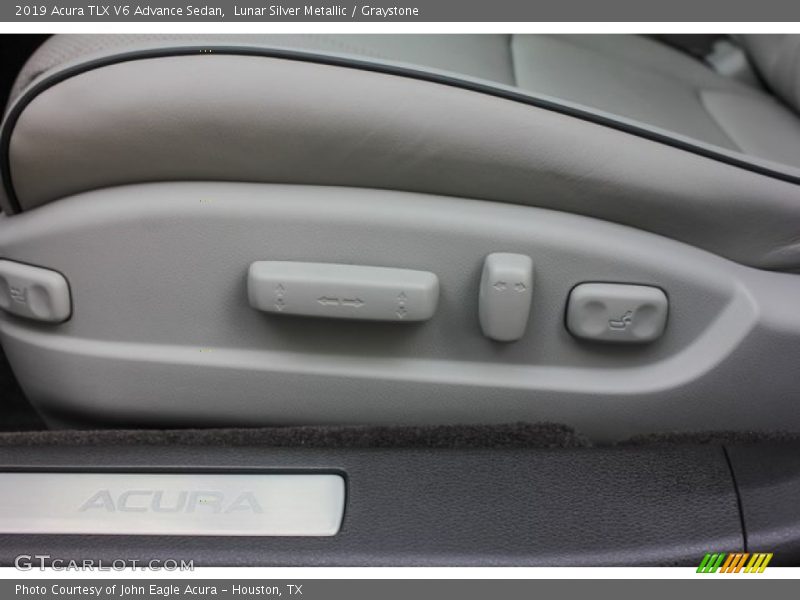 Lunar Silver Metallic / Graystone 2019 Acura TLX V6 Advance Sedan