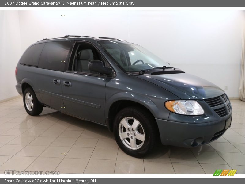 Magnesium Pearl / Medium Slate Gray 2007 Dodge Grand Caravan SXT