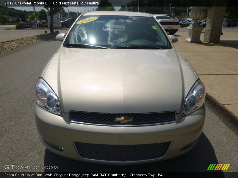 Gold Mist Metallic / Neutral 2012 Chevrolet Impala LT