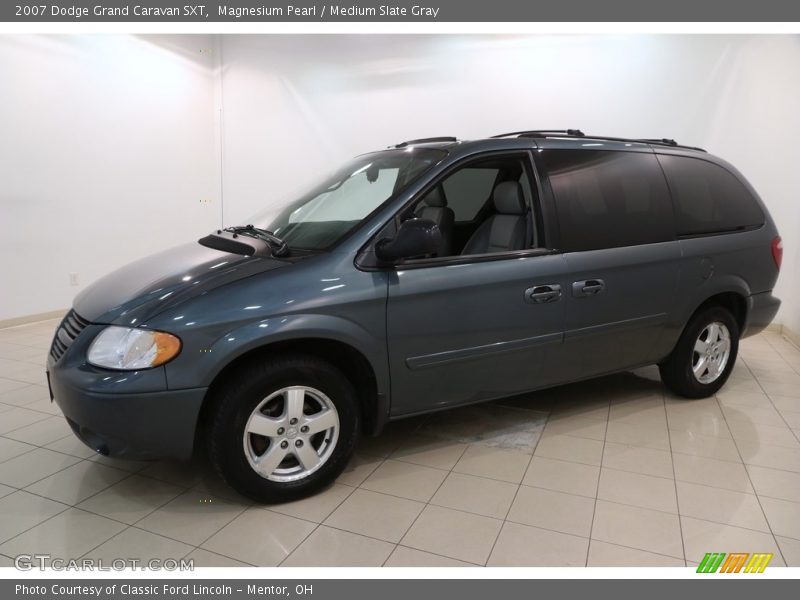 Magnesium Pearl / Medium Slate Gray 2007 Dodge Grand Caravan SXT
