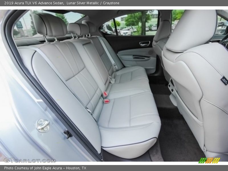 Lunar Silver Metallic / Graystone 2019 Acura TLX V6 Advance Sedan