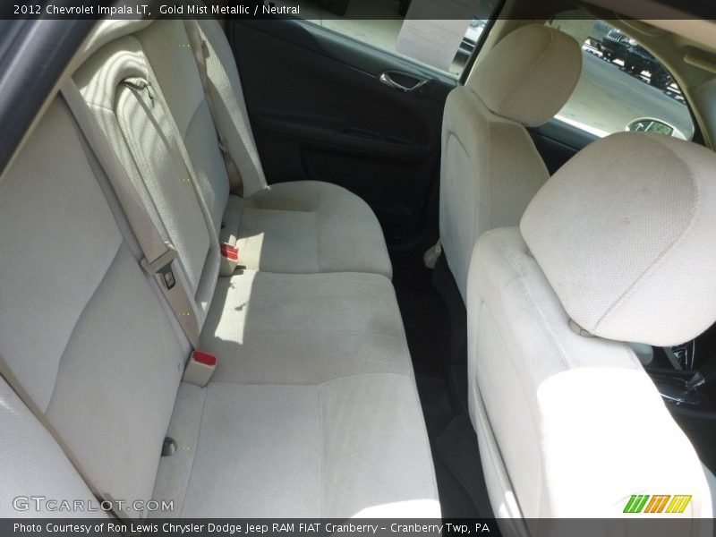 Gold Mist Metallic / Neutral 2012 Chevrolet Impala LT