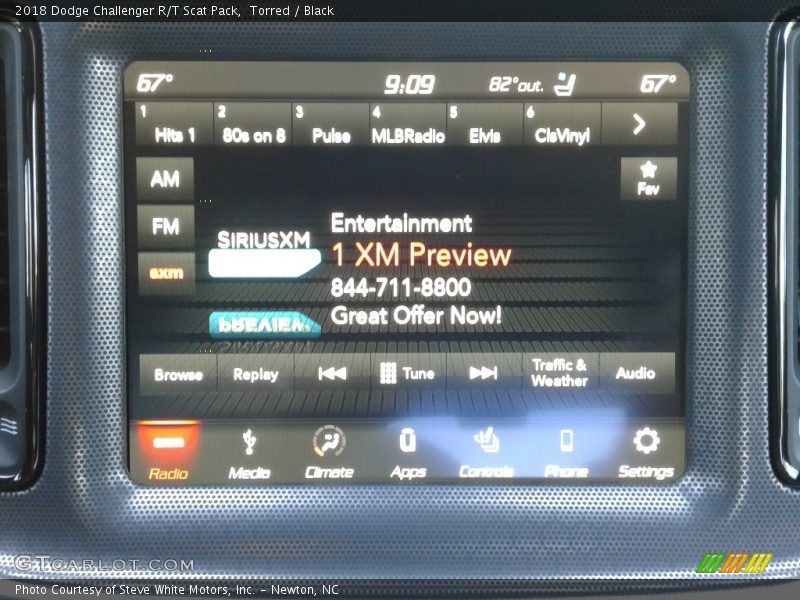 Torred / Black 2018 Dodge Challenger R/T Scat Pack