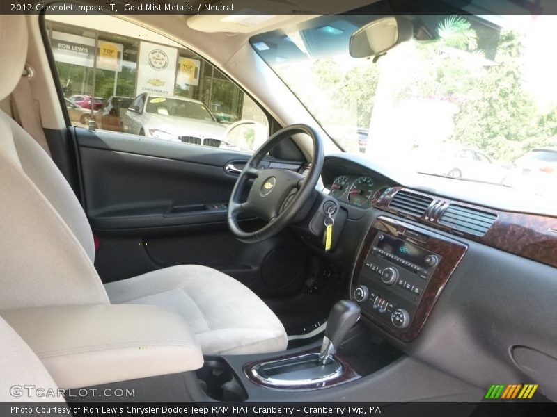 Gold Mist Metallic / Neutral 2012 Chevrolet Impala LT