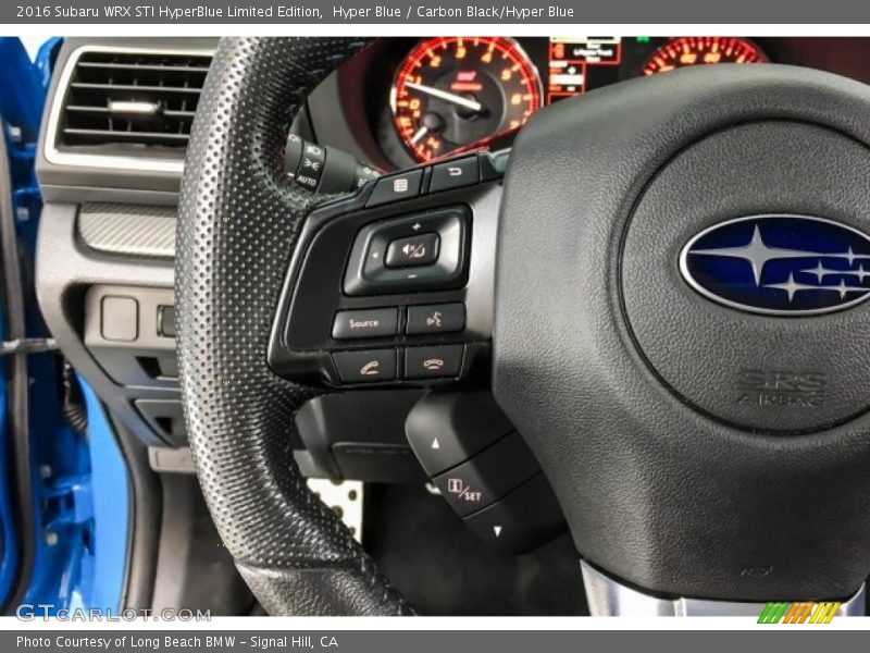  2016 WRX STI HyperBlue Limited Edition Steering Wheel