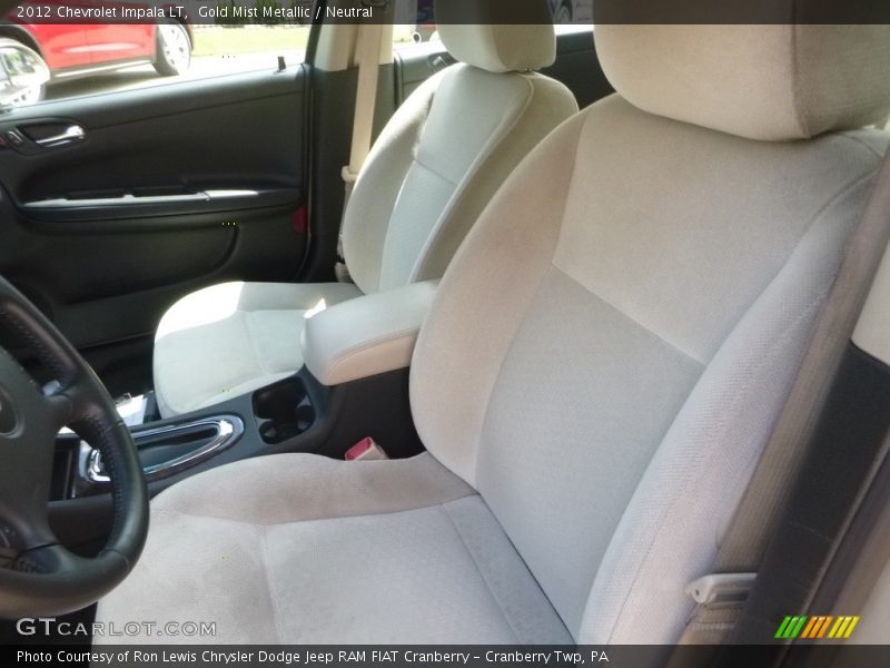 Gold Mist Metallic / Neutral 2012 Chevrolet Impala LT