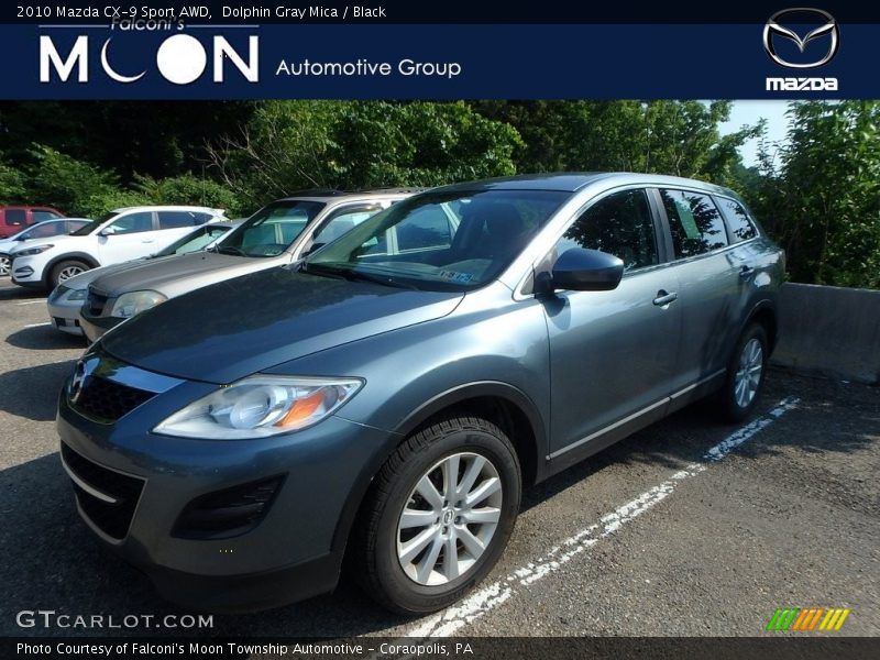 Dolphin Gray Mica / Black 2010 Mazda CX-9 Sport AWD