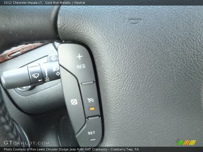 Gold Mist Metallic / Neutral 2012 Chevrolet Impala LT
