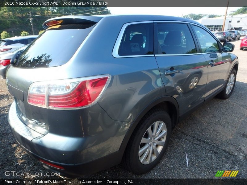 Dolphin Gray Mica / Black 2010 Mazda CX-9 Sport AWD