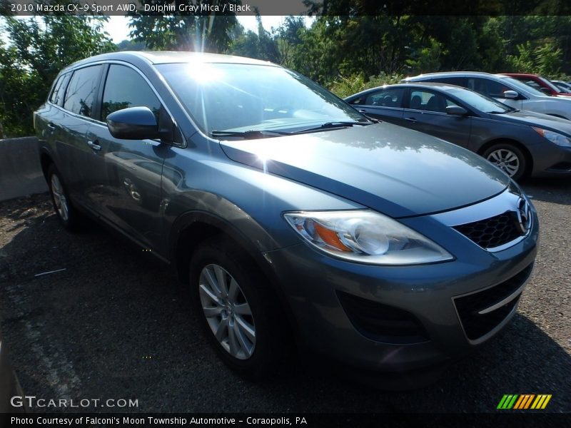 Dolphin Gray Mica / Black 2010 Mazda CX-9 Sport AWD